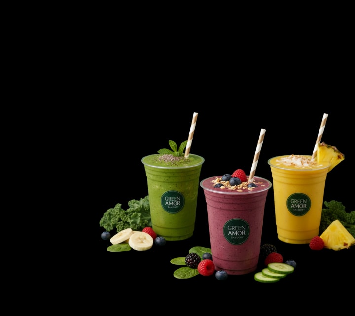 Green Amor Savory smoothies